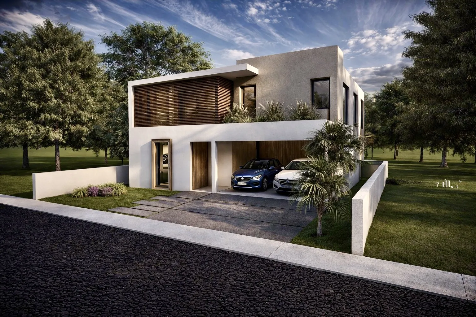 Tipo B · Render ilustrativo